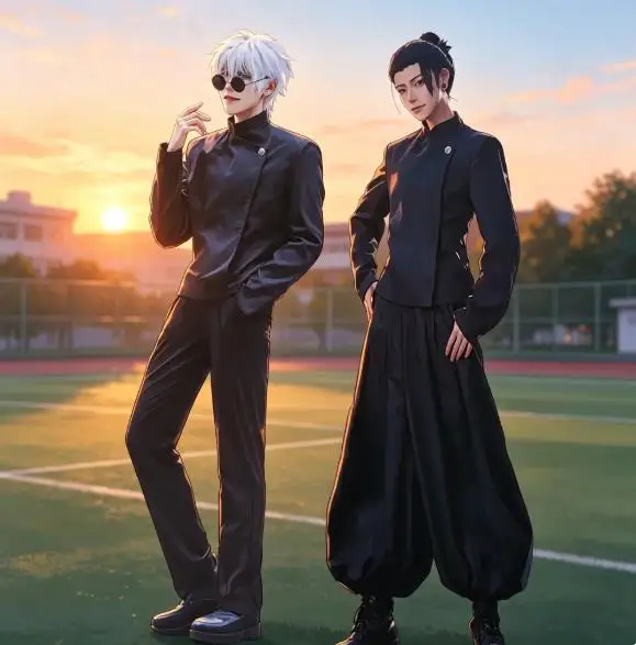 Jujutsu Kaisen Uniform - Kostum Cosplay Anime Jujutsu Kaisen Gojo
