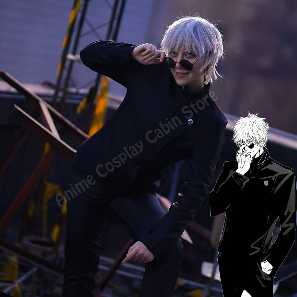 Jujutsu Kaisen Uniform - Kostum Cosplay Anime Halloween Jujitsu Kaisen