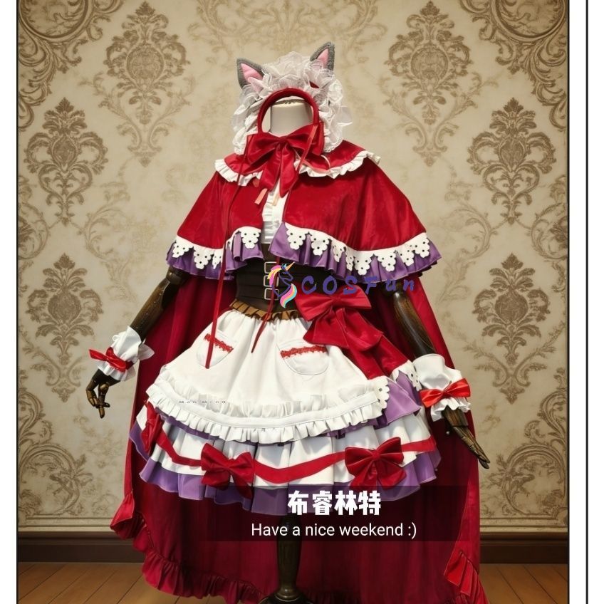 Anime Cosplay Red - PriPara Manaka Laala Little Red Riding