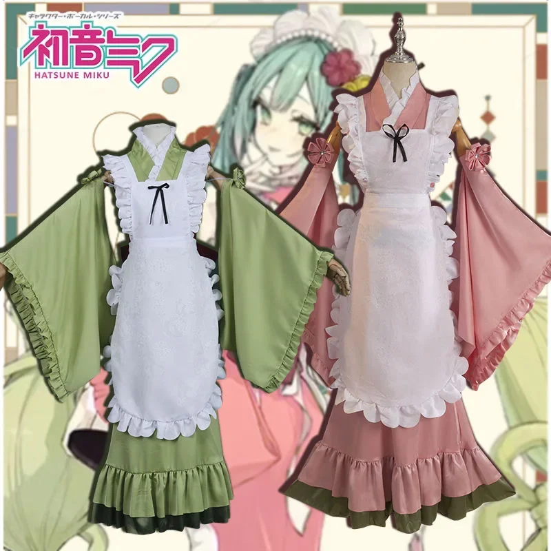 Anime Cosplay Japanese - Kostum Cosplay Wanita Karakter Game Miku