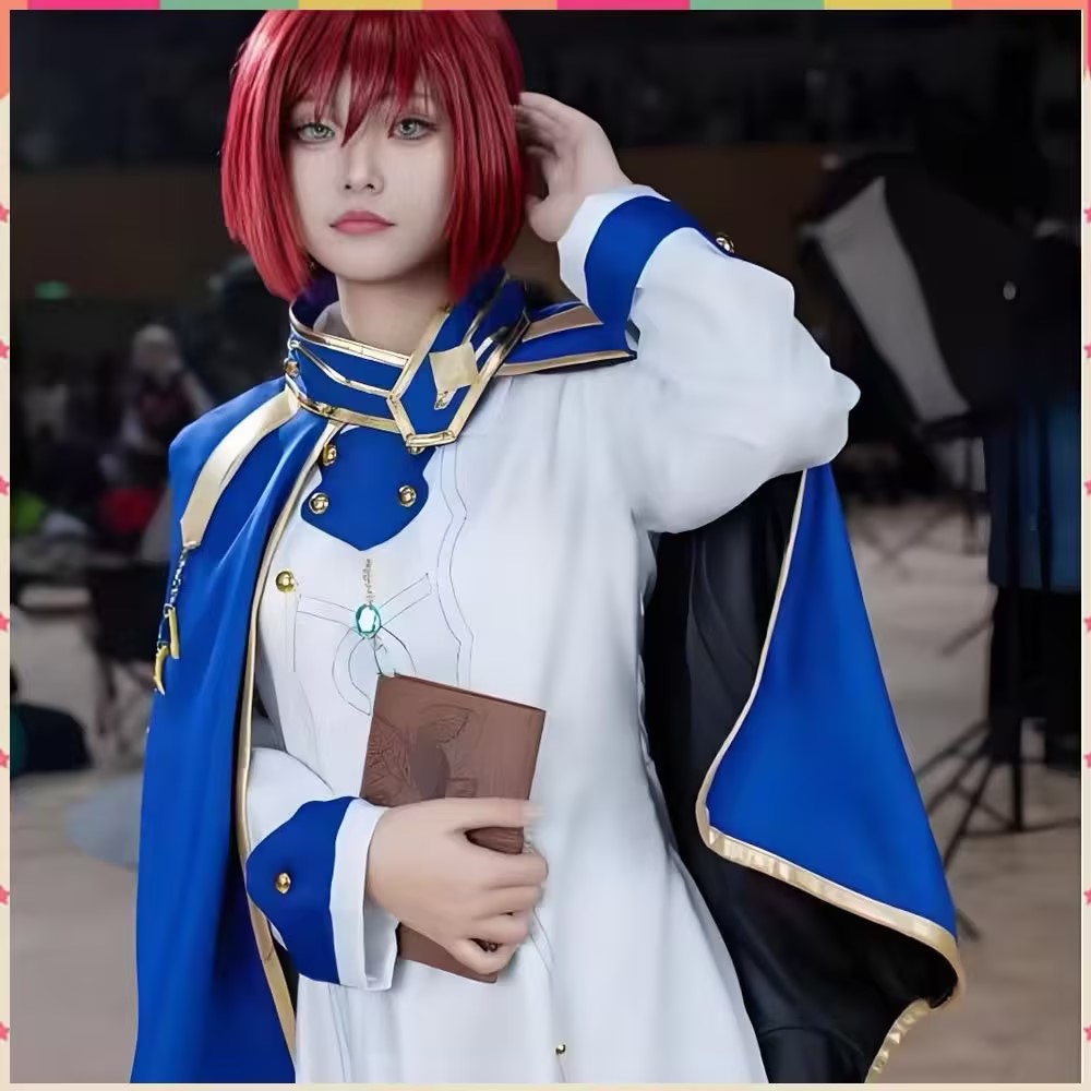 Cosplay Anime White Hair - Kostum Cosplay Shirayuki Anime Putri Salju