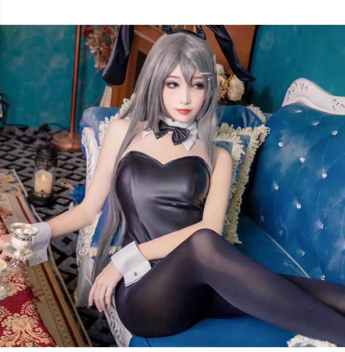Anime Cosplay Girls - Kostum Cosplay Gadis Kelinci Seksi Sakurajima