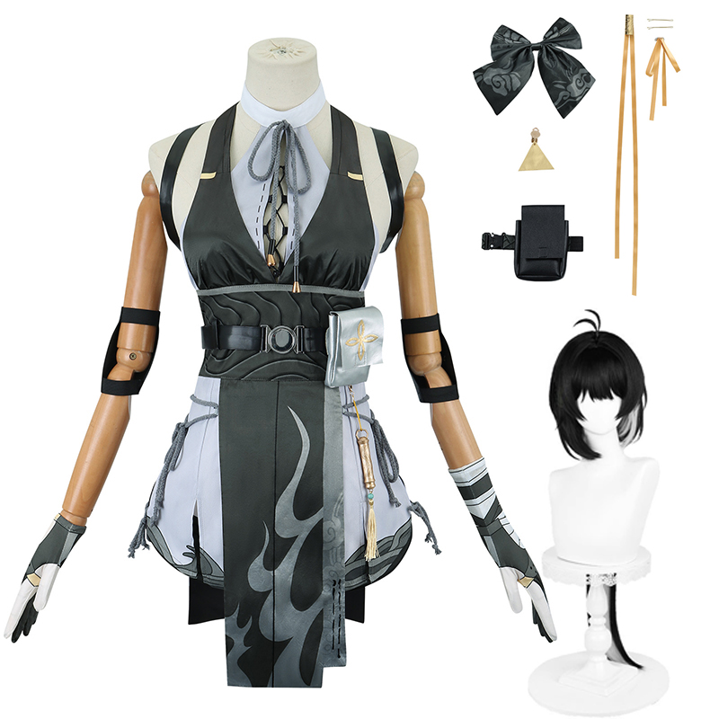 Anime Cosplay Mujer - Kostum Cosplay Rover Wanita Wig Kostum
