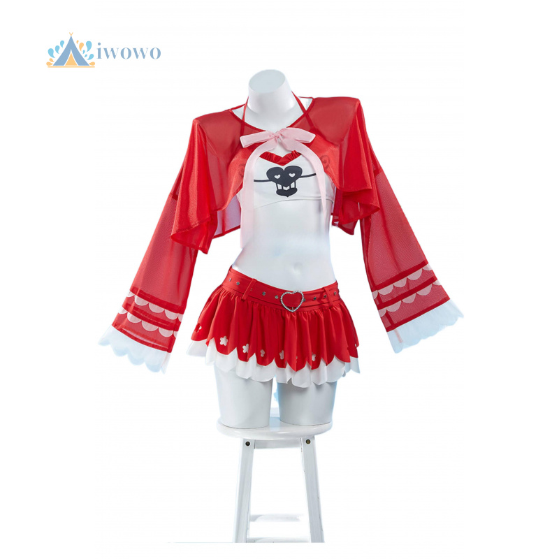 Anime Cosplay Red - Kostum Putri Hantu Cosplay Anime Perona