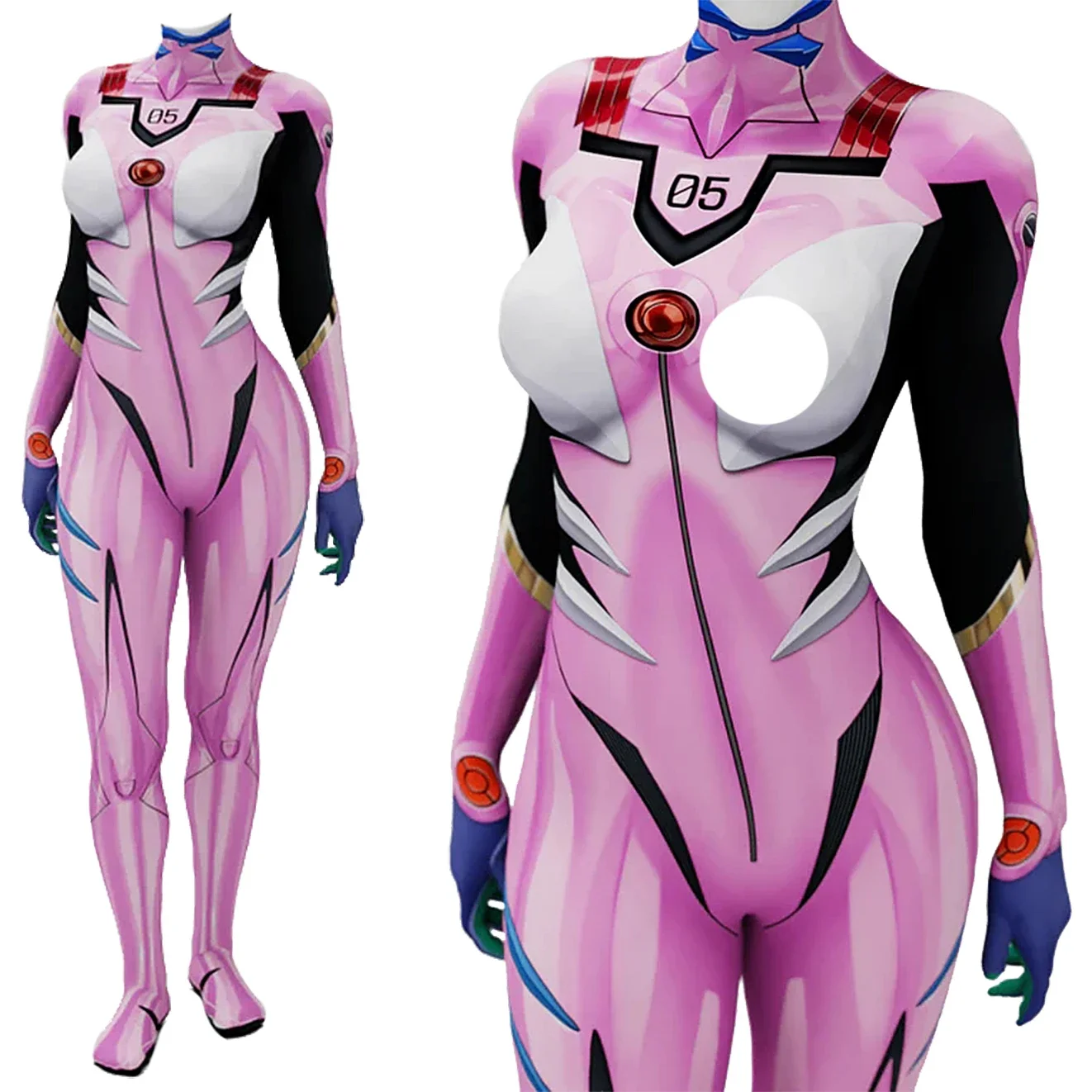 Anime Cosplay Girls - Kostum Cosplay Anime EVA 05 Makinami