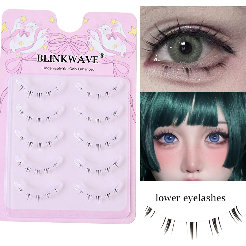 Anime Cosplay Eye Makeup - Bulu Mata Palsu Bawah Model Manga