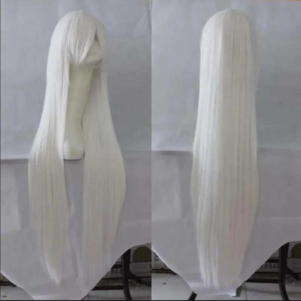 Cosplay Anime White Hair - Wig Cosplay Panjang 100Cm Touhou Project