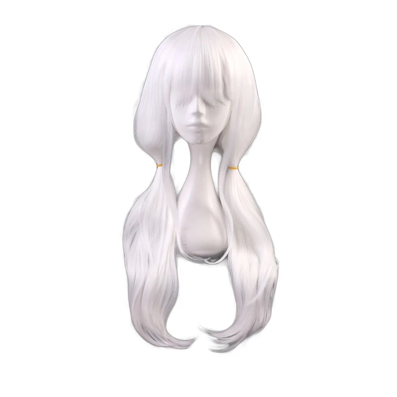 Cosplay Anime White Hair - Cosplay Danganronpa Angie Yonaga Wig kostum