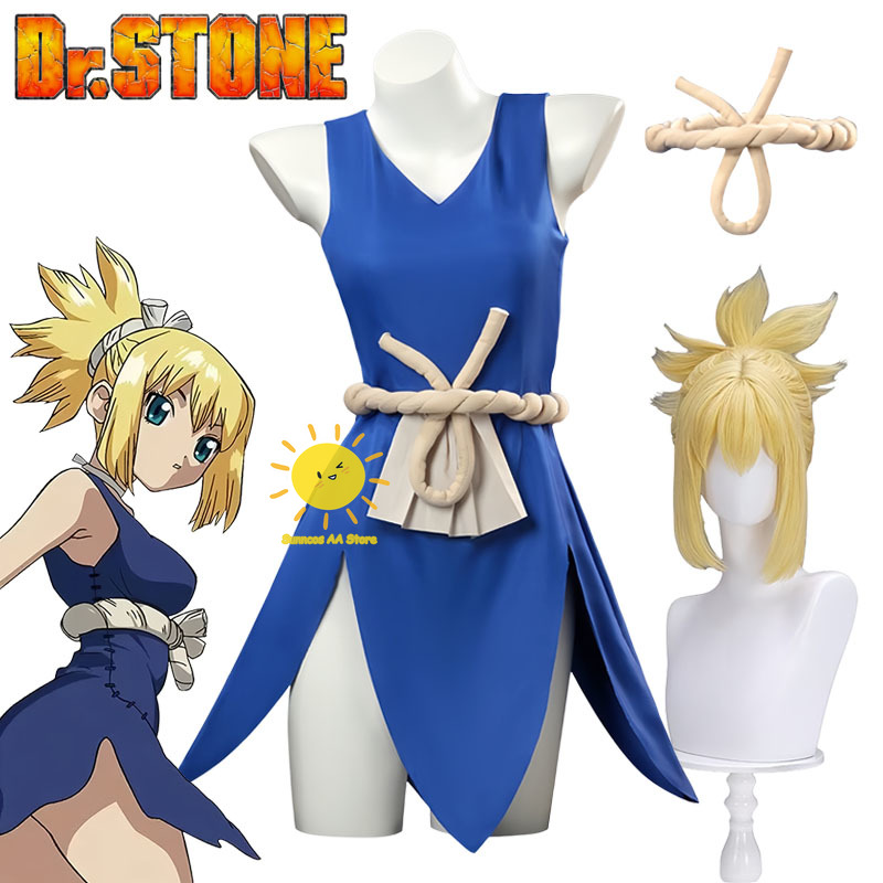 Kostum Cosplay Anime Dr.Stone  - Anime Cosplay Mujer ulasan dan harga