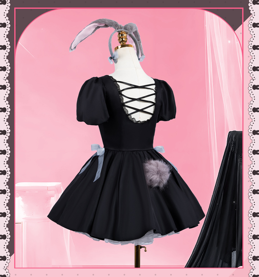 Kostum Cosplay Gadis Kelinci G - Anime Cosplay Black Girl ulasan dan harga