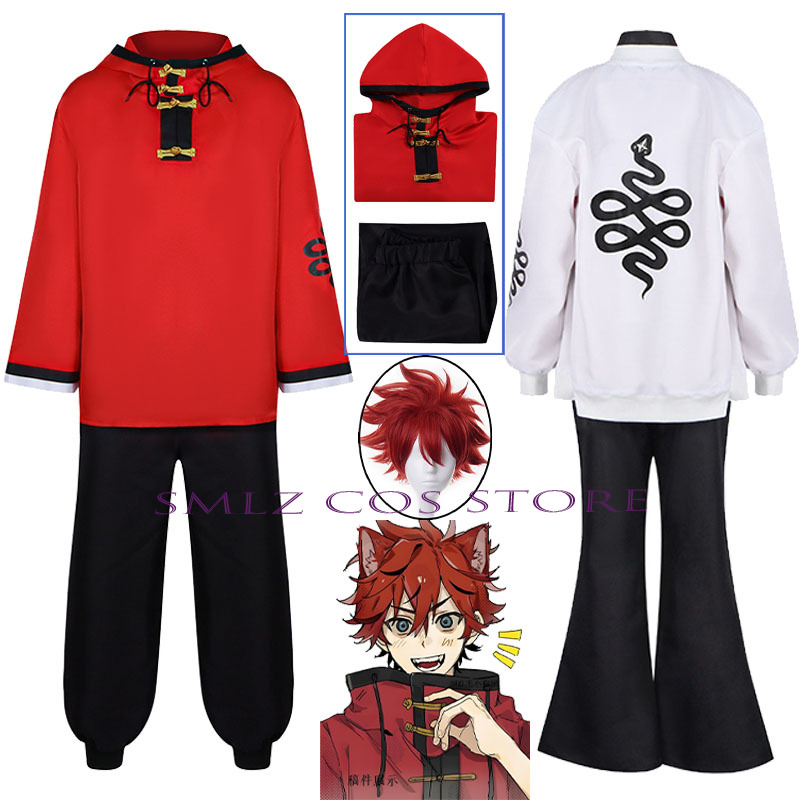 Kostum Manga Gokurakugai Anime - Anime Cosplay Red ulasan dan harga
