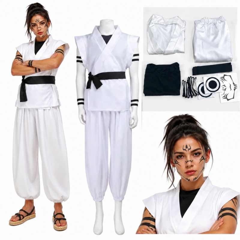 Kostum Cosplay Ryomen Sukuna J - Jujutsu Kaisen Uniform ulasan dan harga