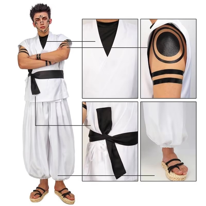 Kostum Cosplay Ryomen Sukuna J - Jujutsu Kaisen Uniform ulasan dan harga