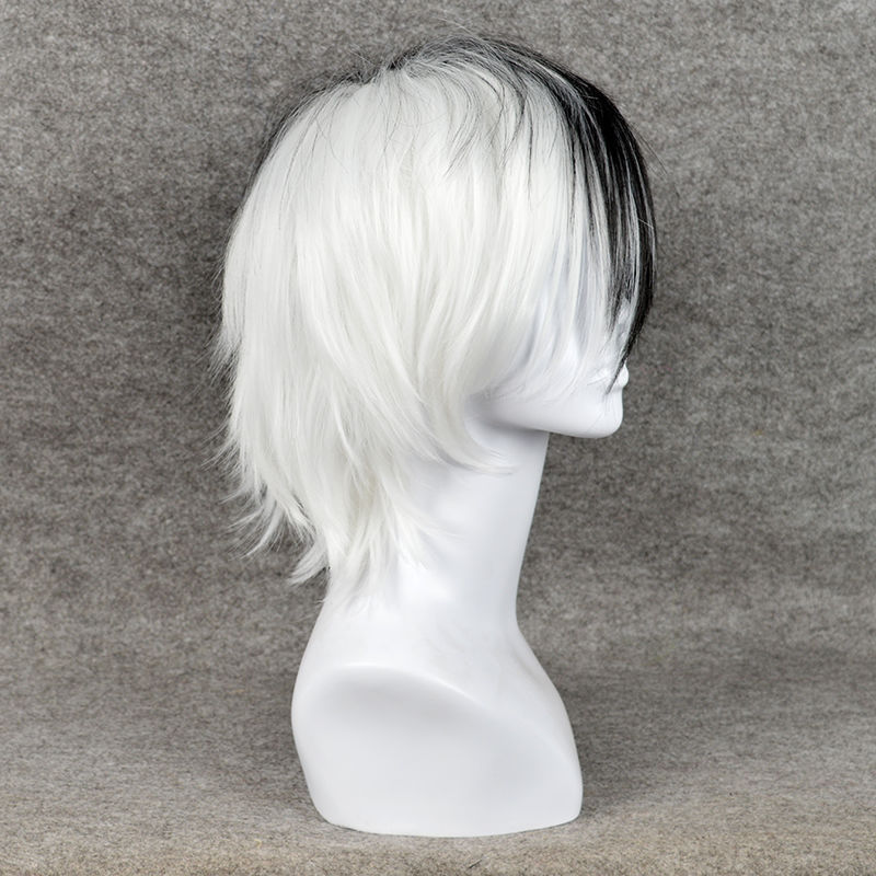 Wig Game Anime Danganronpa Ber - Cosplay Anime White Hair ulasan dan harga