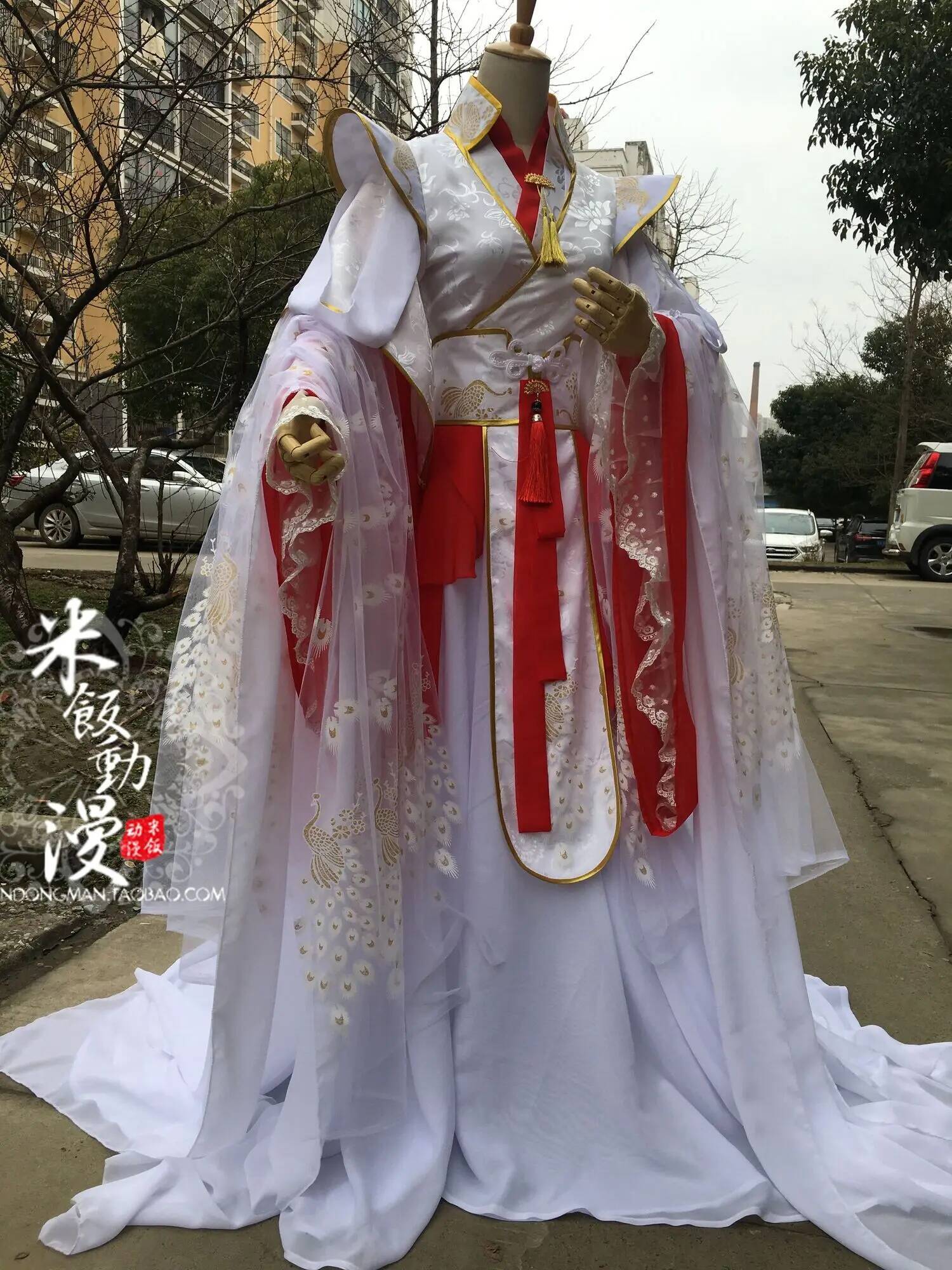 Kostum Cosplay Hanfu Putera Yu - Anime Cosplay Red ulasan dan harga