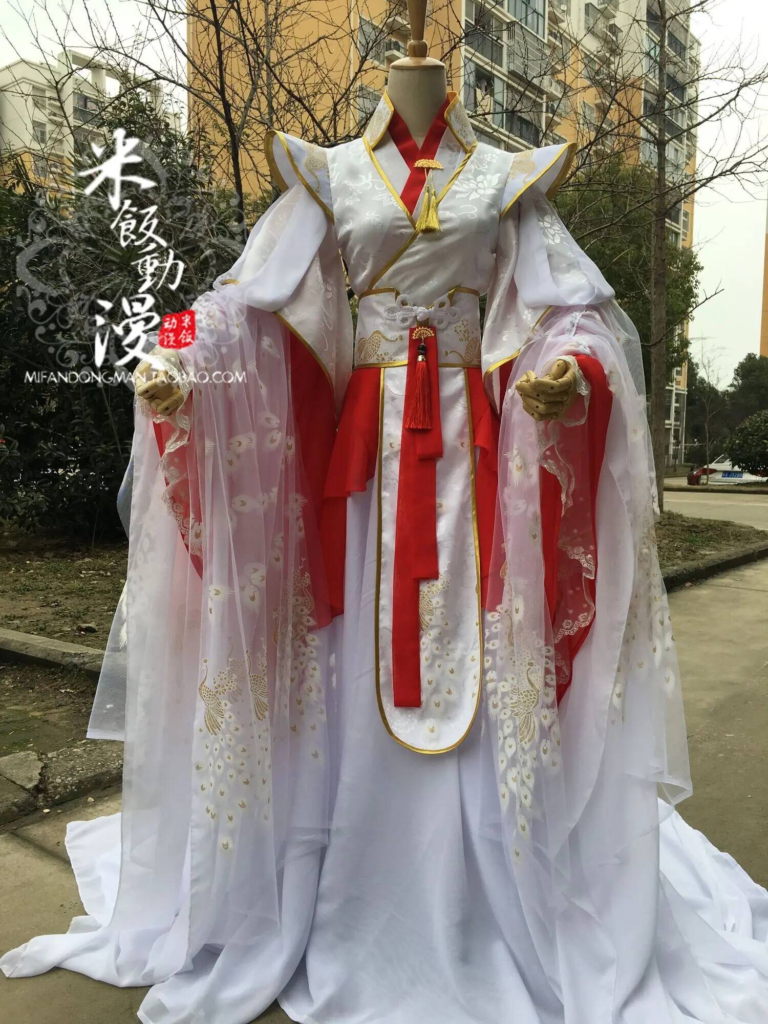 Kostum Cosplay Hanfu Putera Yu - Anime Cosplay Red ulasan dan harga