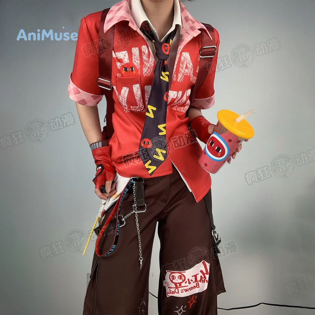 Game Identity V Investigator K - Anime Cosplay Red ulasan dan harga