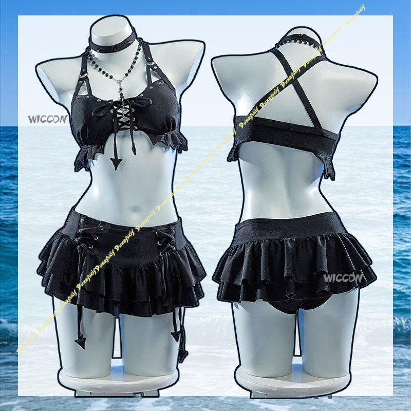 Kostum Cosplay Wanita Seksi Mo - Anime Cosplay Black Girl ulasan dan harga