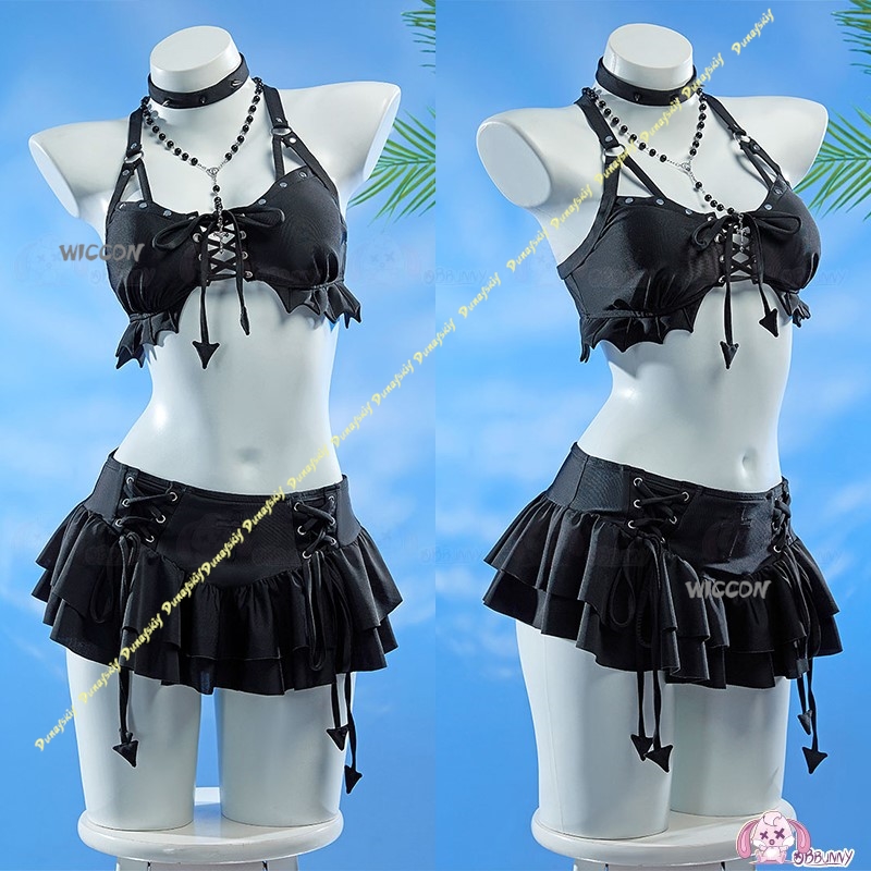 Kostum Cosplay Wanita Seksi Mo - Anime Cosplay Black Girl ulasan dan harga