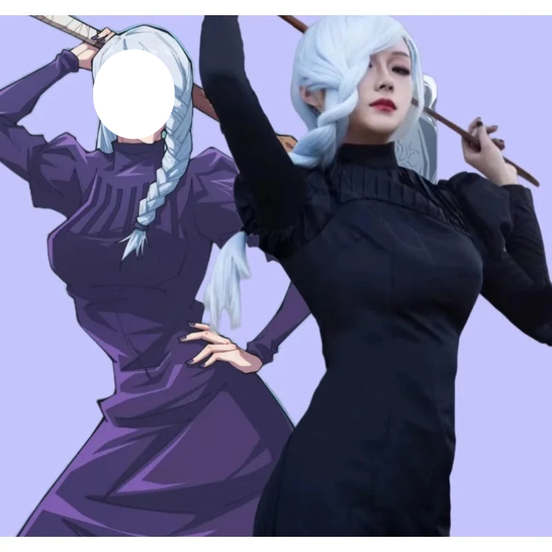Kostum Cosplay Anime Meimei Ju - Anime Cosplay Black Girl ulasan dan harga