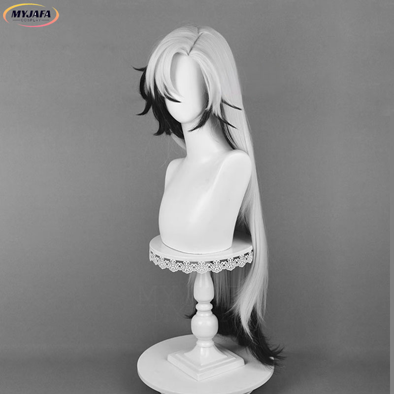 Wig Cosplay Boothill Kualitas  - Cosplay Anime White Hair ulasan dan harga