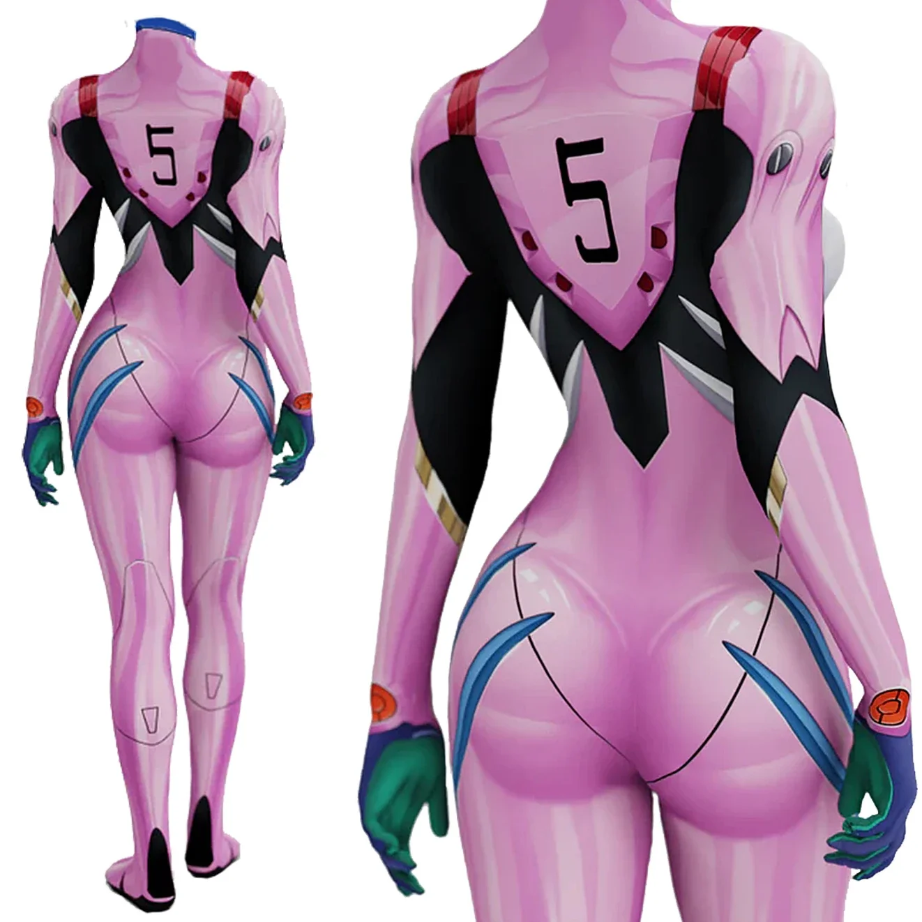 Kostum Cosplay Anime EVA 05 Ma - Anime Cosplay Girls ulasan dan harga