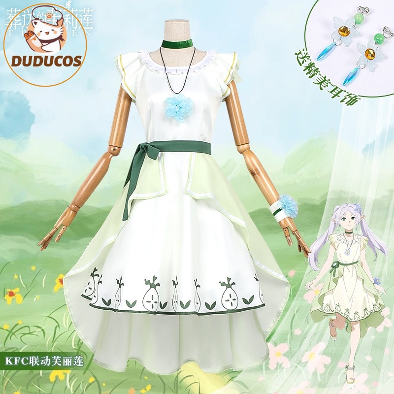 Anime Frieren: Kostum Cosplay  - Anime Cosplay Mujer ulasan dan harga