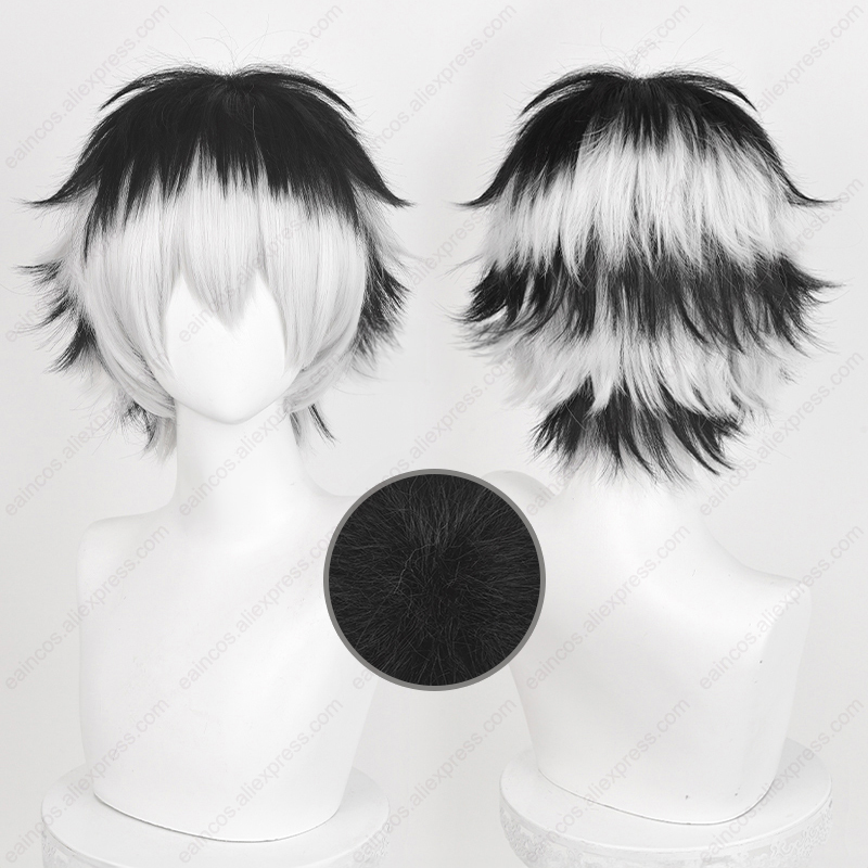 Kotaro Bokuto Wig Cosplay 30cm - Cosplay Anime White Hair ulasan dan harga