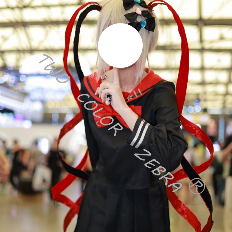 Kostum Cosplay Needy Girl Over - Anime Cosplay Black Girl ulasan dan harga