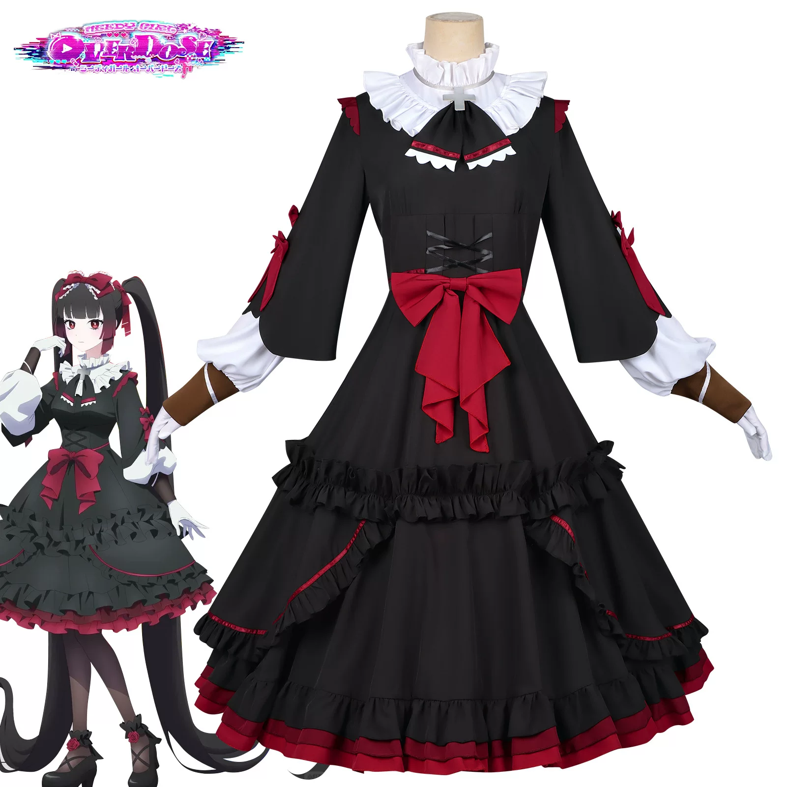 Kostum Cosplay Anime Needy Gir - Anime Cosplay Black Girl ulasan dan harga