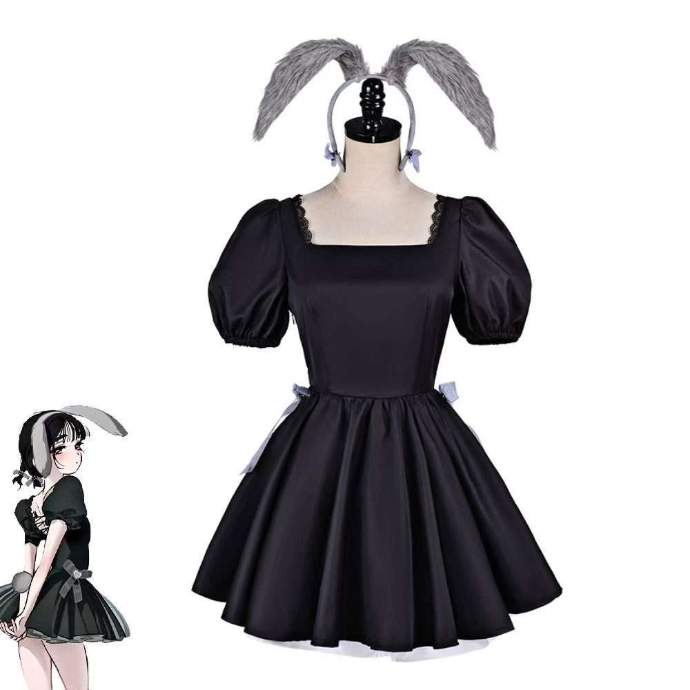 Kostum Cosplay Sua Sweet Bunny - Anime Cosplay Black Girl ulasan dan harga