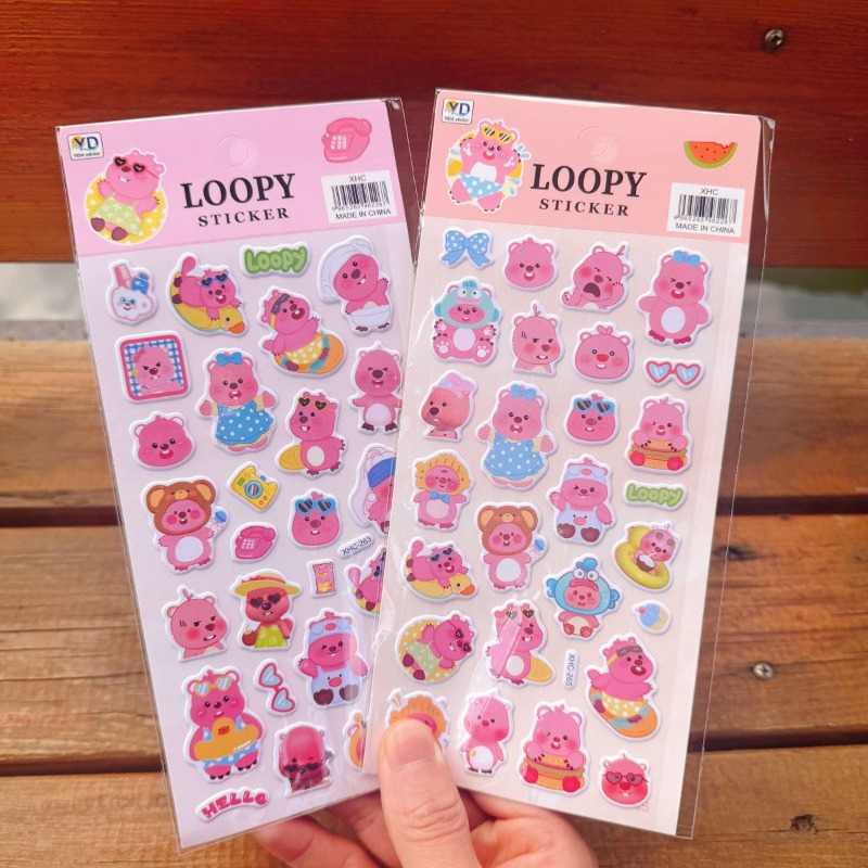 Stiker Busa 3D Lucu Loopy Anim - Anime Cosplay Roleplay ulasan dan harga