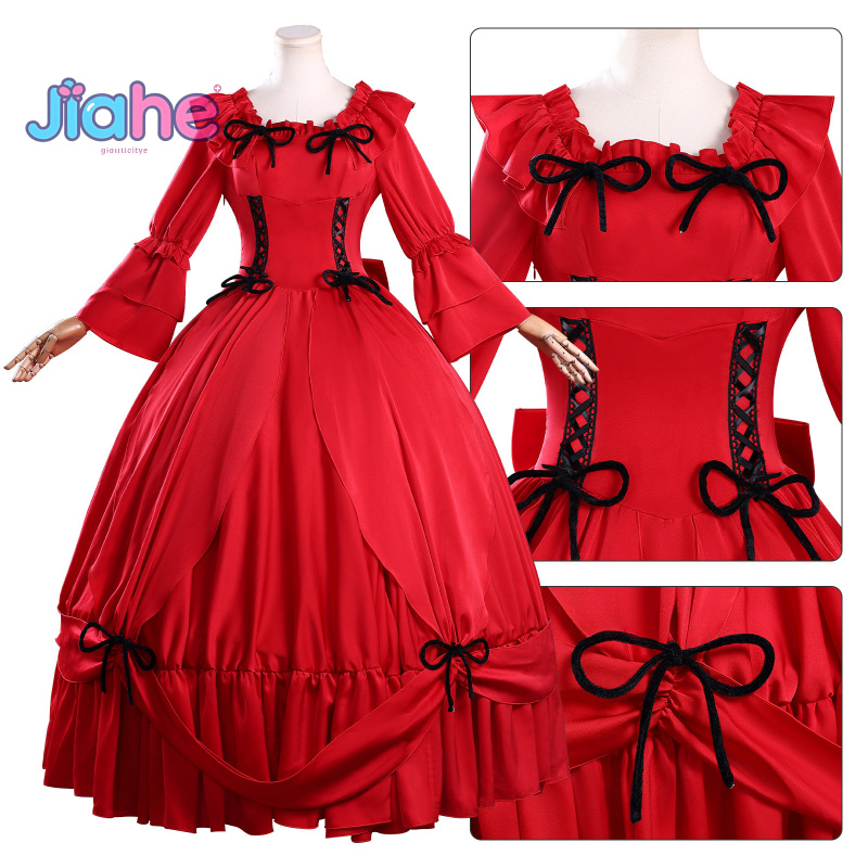 Kostum Cosplay Scarlett, Apaka - Anime Cosplay Red ulasan dan harga