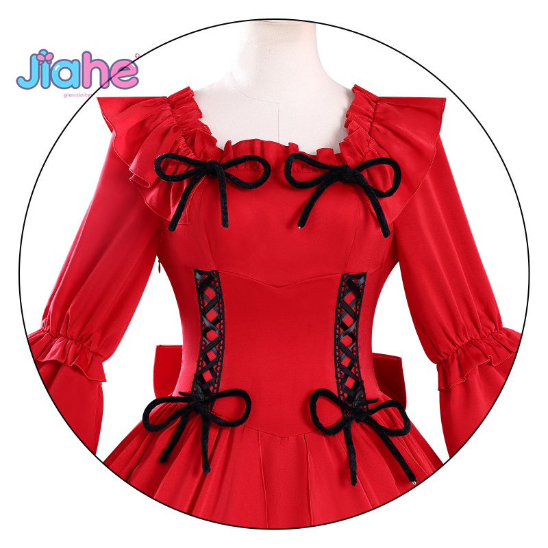Kostum Cosplay Scarlett, Apaka - Anime Cosplay Red ulasan dan harga