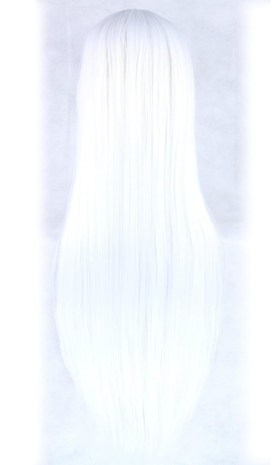 Wig Cosplay rambut lurus panja - Cosplay Anime White Hair ulasan dan harga